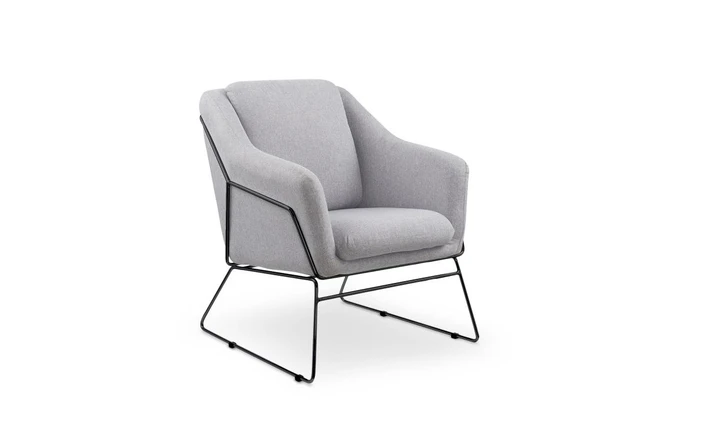 SOFT designové křeslo, šedé