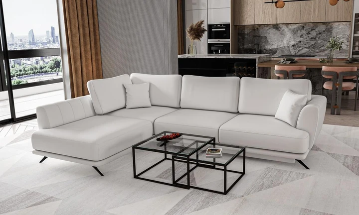 KASIA designová rozkládací sedací souprava s úložným prostorem